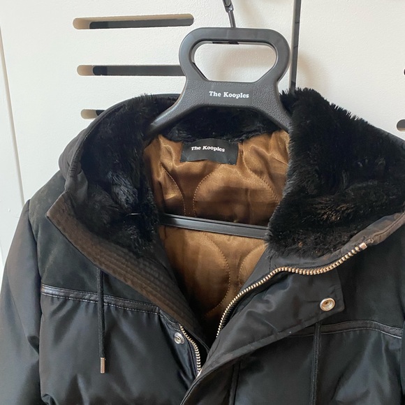 The Kooples Men’s Black Bomber Winter Jacket - Size Small - Picture 2 of 7